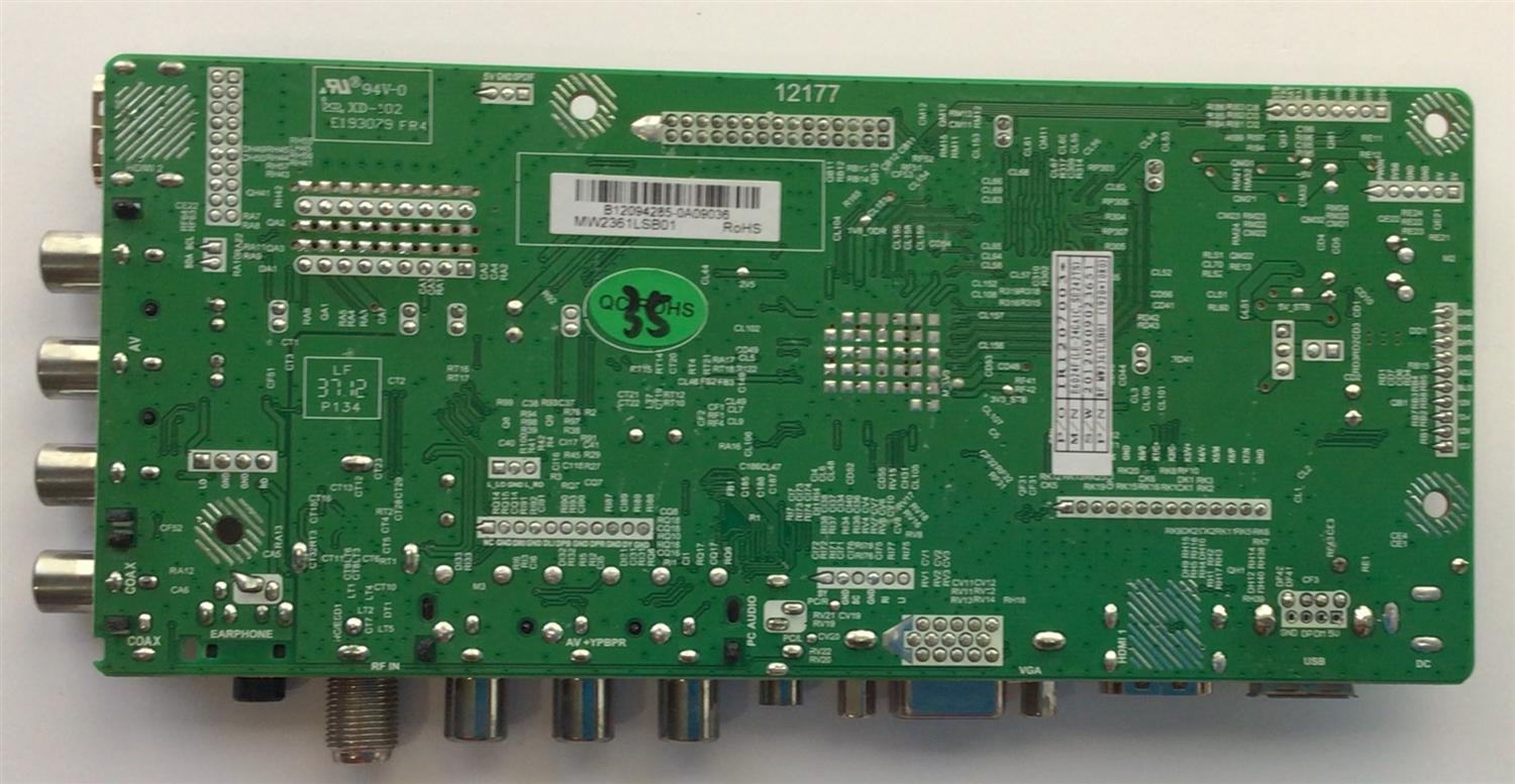 MAIN PARA TV SEIKI / NUMERO DE PARTE MW2361LSB01 / T.MS3391.62C / B12094285-0A09036 / IR1207003 / 20120909023651 / PANEL V216BG1 -LE1 REV.C1 / MODELO SE222FS - Imagen 3